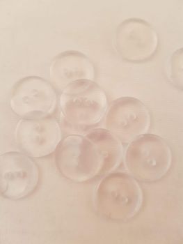 Clear Fisheye Button 11mm (Pack of 15)
