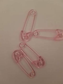 Pink Nappy Pin (Pack of 4)