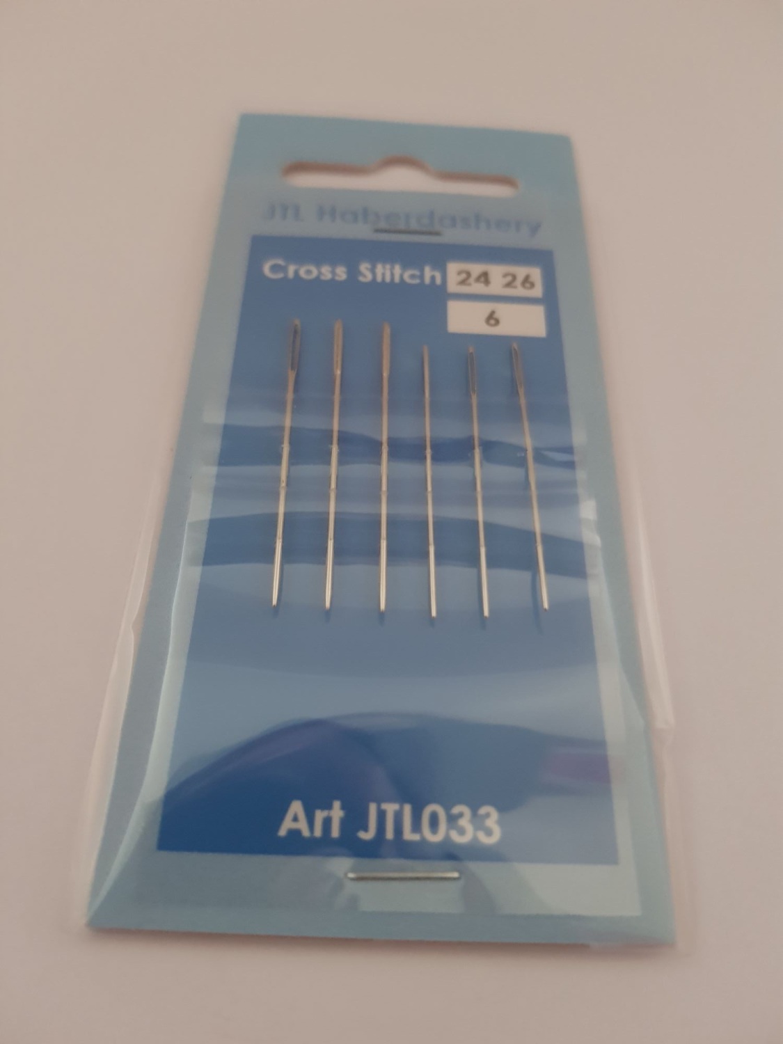 Cross stitch needles l 36 mm size 24  with blunt tip 25pcs