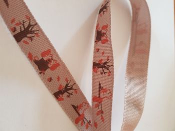 Orange Squirrel Ribbon 15mm (2 metre pack) Was £1