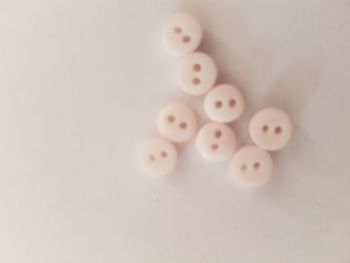 White (off white) Buttons 6mm (Pack of 15)