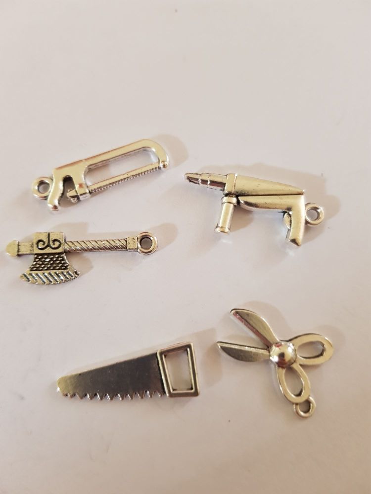 Work Tools Charms (Pack of 5) CH17