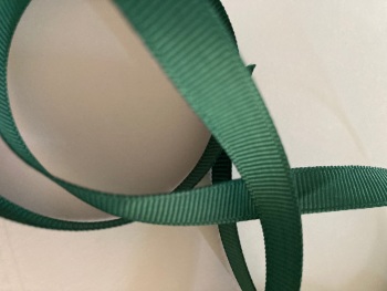 Green ( Bottle) Grosgrain Ribbon 10mm (3 metres)