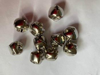Bells - Silver 13mm approx  (Pack of  12) BL04