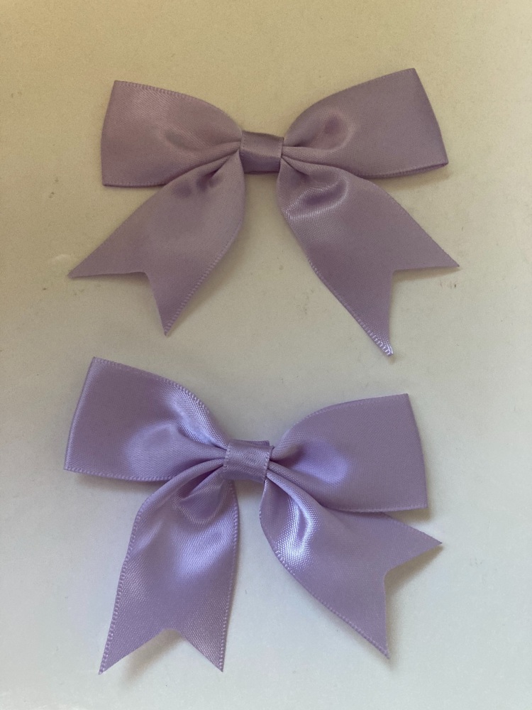 Lilac Bow 80mm (Pack of 3)