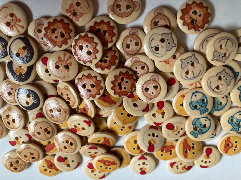 Buttons Novelty Animals Shop