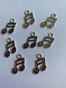 Musical Notes Charms  (Pack of 8 ) CH83
