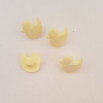 Lemon / Yellow Duck Buttons (pack of 8 )