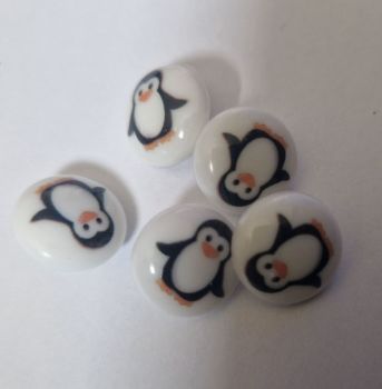 Penguin Buttons 15mm (Pack of 5)