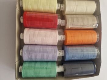 Coats Moon Thread - Pack of 10 - Mix Shades as shown