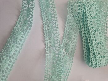 Lace -20mm - Green / Mint  - 3 metres