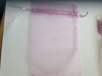 Organza Bags Lilac 150mmx95mm approx (Pack of 6)