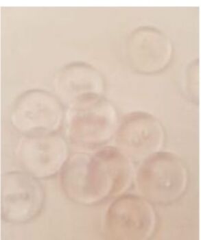 Clear Fisheye Button 19mm (Pack of 8)