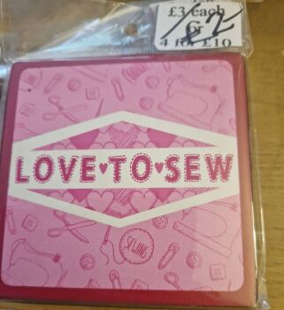 Coaster / Mat - Love to Sew