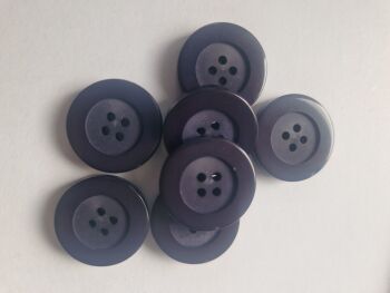 Navy Buttons  26mm (each)