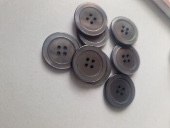 Grey Buttons  26mm (each)