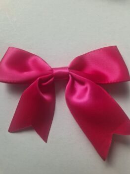Cerise Pink Bow 80mm (each)