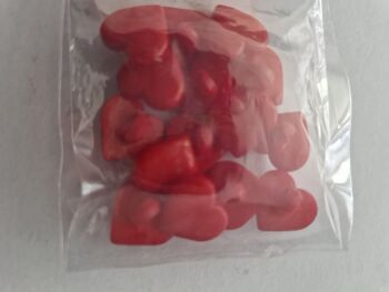Red Heart Buttons (Pack of 15)