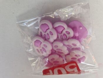Lilac Paw Buttons (Pack of 8)