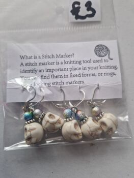 Skull Stitch Markers (Pack of 5)