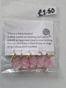 Rose Stitch Markers (Pack of 5)