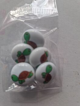 Tortoise Buttons 15mm (Pack of 5)
