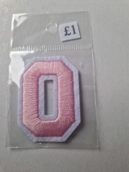 Number Motif  " 0 " Pink