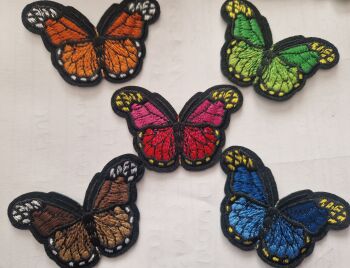 Butterfly Motif - 72x52mm - 5 Pack