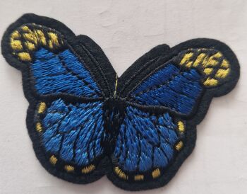 Butterfly Motif - Blue 72x52mm