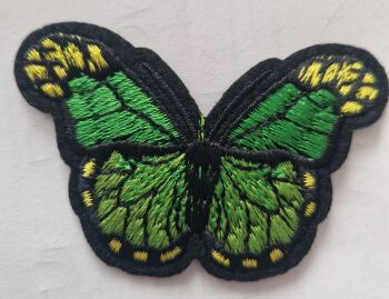 Butterfly Motif - Green 72x52mm