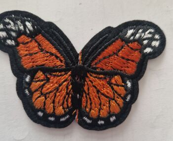 Butterfly Motif - Orange 72x52mm