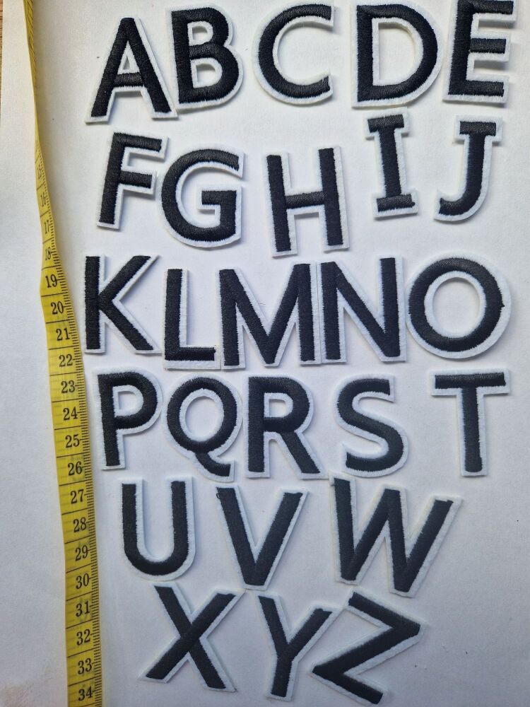 Alphabet Motif / Patch A- Z (26 pieces)