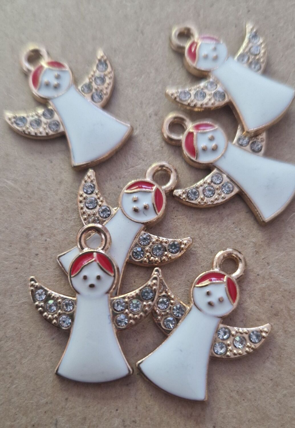 Christmas Charms 6 pieces - Angel