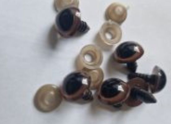Safety Eyes Brown 12mm - 2 pairs E11