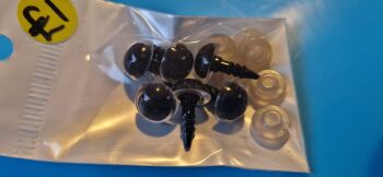 Safety Eyes Clear 10mm - 3 pairs E21