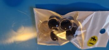 Safety Eyes Clear 12mm - 2 pairs E26
