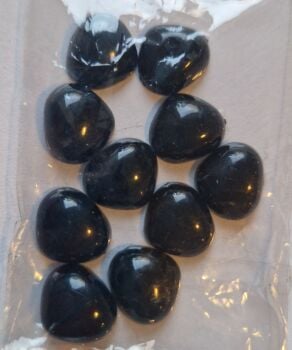 Safety Noses Black 11mmx 10mm (10 noses) N12 Glue On