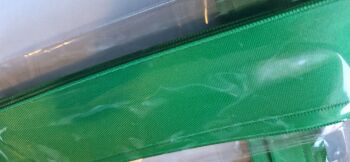 Green (Emerald) Double Satin Ribbon 10mm (2.5 metre pack)