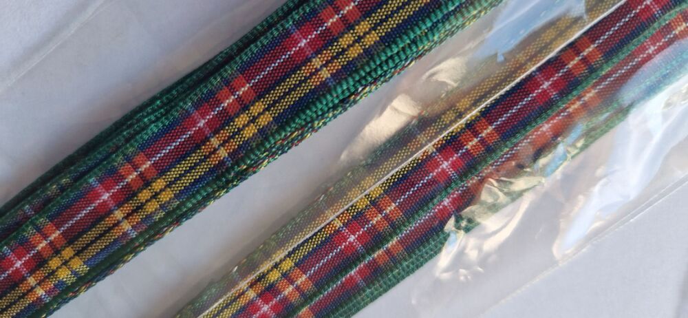 Tartan Yellow/Red/Green  10mm (1.5 metre pack)