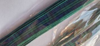 Tartan Blue/Green  10mm (2metre pack)