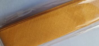 Yellow / Bright  Cotton Bias Binding 22mm ( 2 metres)