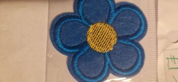 Flower Motif - Blue 53mm