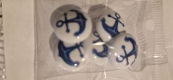 Anchor Buttons 15mm (Pack of 5)