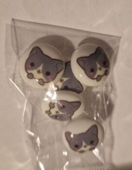 Cat Buttons 15mm (Pack of 5)