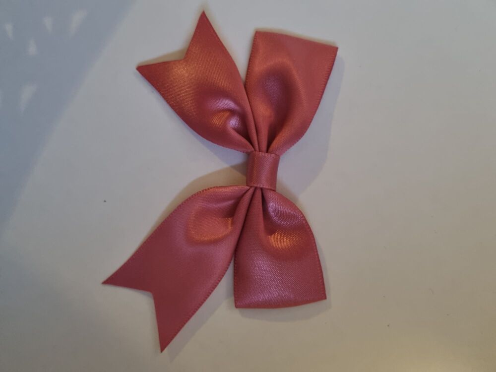 Dusky Pink Bow 80mm each