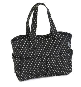 Craft Bag - Black with Stars