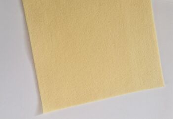 Premium craft felt A4- Yellow / Mid shade (each)