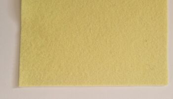 Premium craft felt A4 - Yellow / Dark Lemon (each)