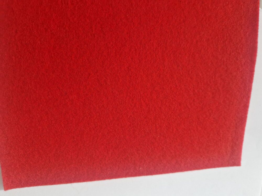 Premium Craft Felt A4  - Red / Tomato (each)