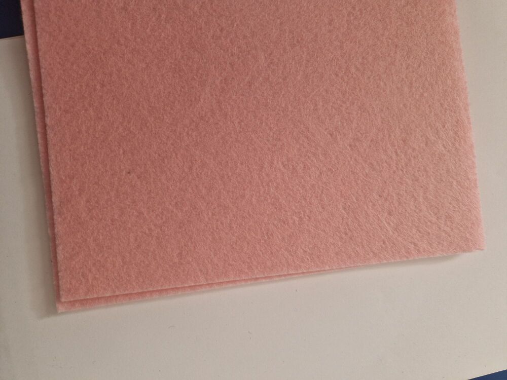 Premium Craft Felt A4  - Pink / Pale (each)